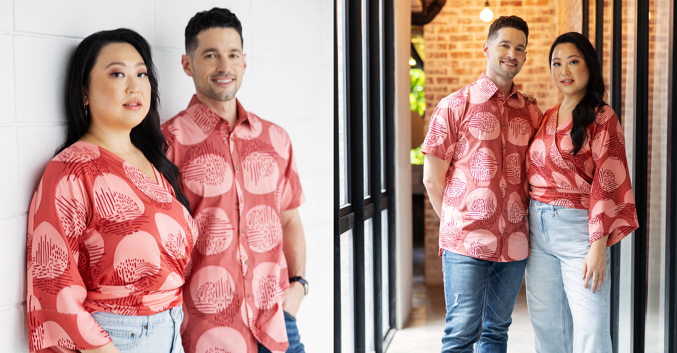 Model wearing Batik Boutique’s Yuan Dian print for Chinese New Year 2026, showcasing a modern Malaysian batik design inspired by beginnings and renewal.