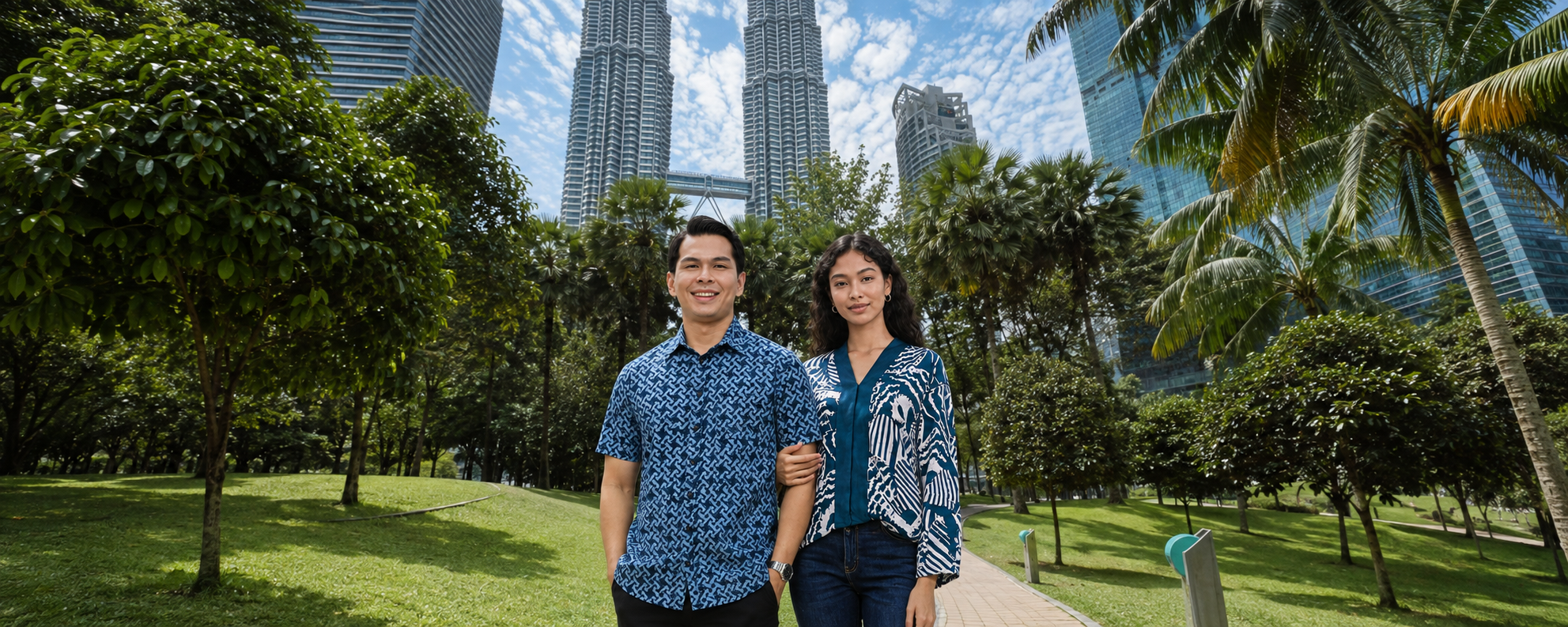 Modern Malaysian batik by Batik Boutique celebrating local craftsmanship and heritage.