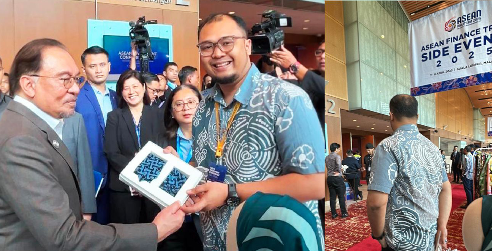  “Batik Boutique representing Malaysia at the ASEAN Summit handover 2025, showcasing authentic batik craftsmanship and cultural design.”