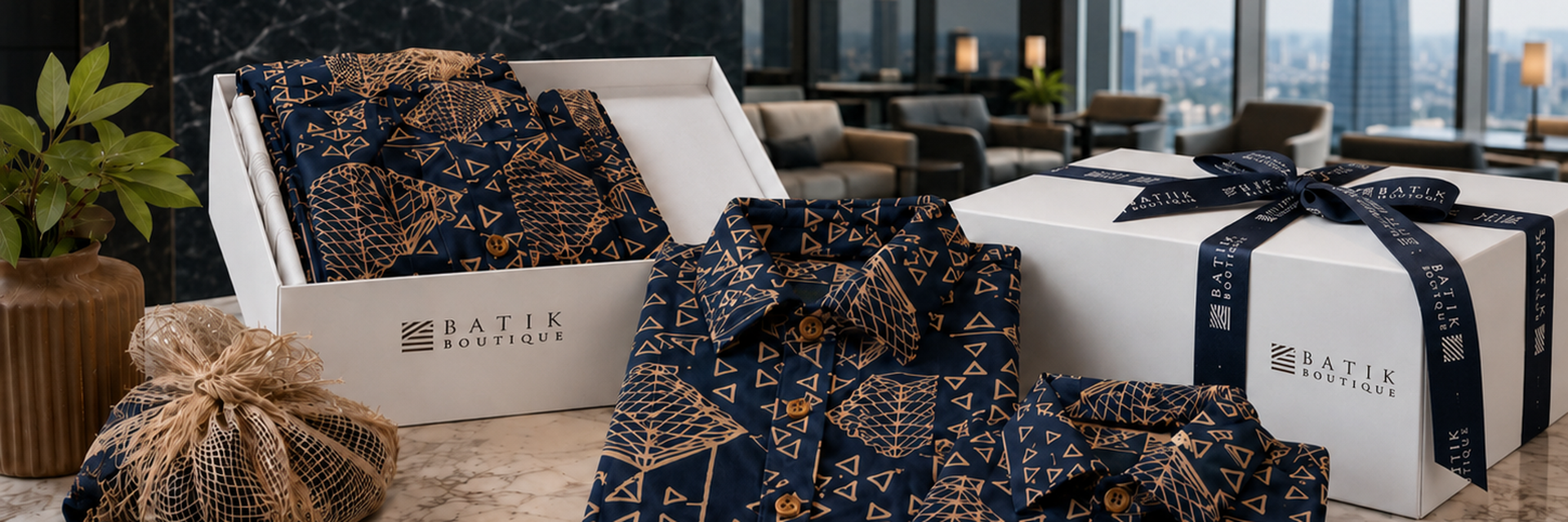 Sustainable corporate batik gifts created for Exchange 106 in Malaysia