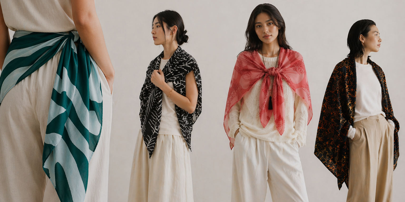 Batik Scarves - Batik Boutique