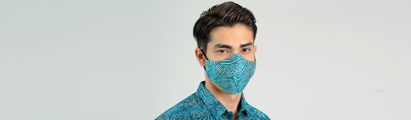 Rounded Face Masks - Batik Boutique