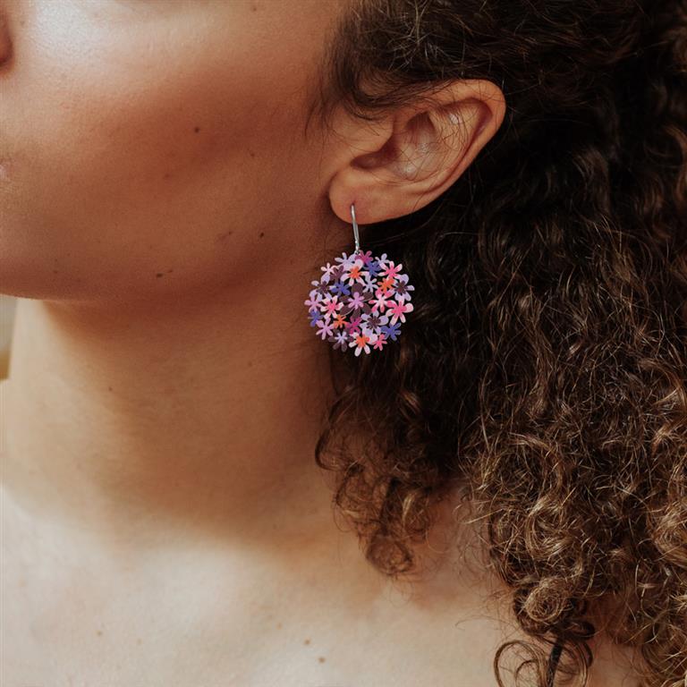Embrace Jewellery - RAS Purple Bouquet Earrings