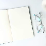 Batik-Inspired Notebook & Pen - Teal Ukir