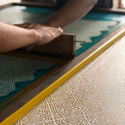Wax of bahrain print