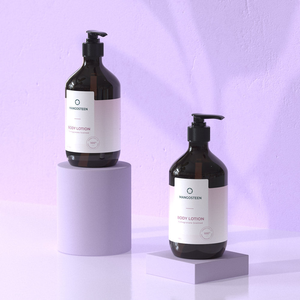Artisan Body Lotion - Pomegranate Scented (Mangosteen) - Batik Boutique