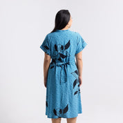 Batik Ayaz Dress - Azure Blooming lace
