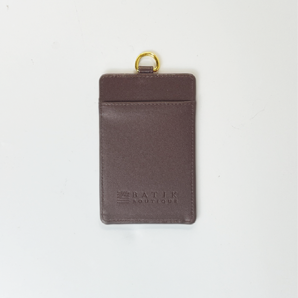 Batik Lanyard and Luggage Tag - Red Hibiscus