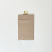 Batik Lanyard and Luggage Tag - Taupe Petola