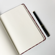 Batik-Inspired Notebook - Crimson Celestial - Batik Boutique
