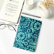 Batik-Inspired Notebook - Teal Ukir - Batik Boutique