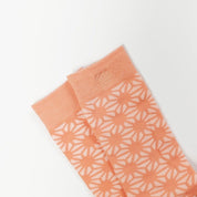 Batik-Inspired Unisex Socks - Peach Firework - Batik Boutique