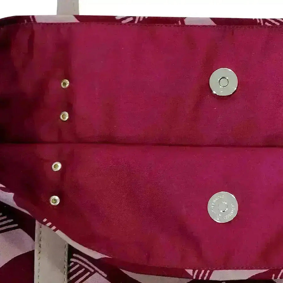 Batik Tote Bag (Canvas base) - Crimson Nasi Lemak Batik Boutique