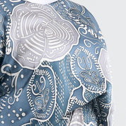 detailer close view of the batik craftan pareo