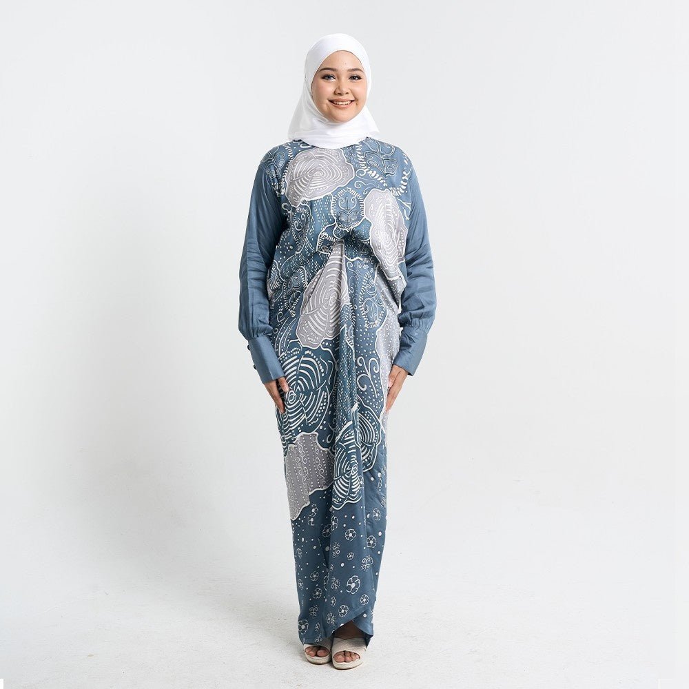 batik craftan pareo front view 