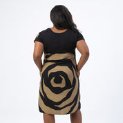 Batik Dress - Ecru Rose