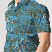 close up of the Man wearing cyan rumpai 