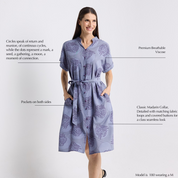 description picture of the violet yuan dian dress 