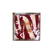 Batik Coaster Set (Reversible) - Crimson Tiger - Batik Boutique