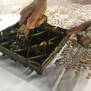 Batik Coaster Set (Reversible) - Crimson Tiger - Batik Boutique