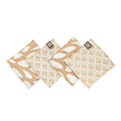Batik Coaster Set (Reversible) - Tan Bunga - Batik Boutique