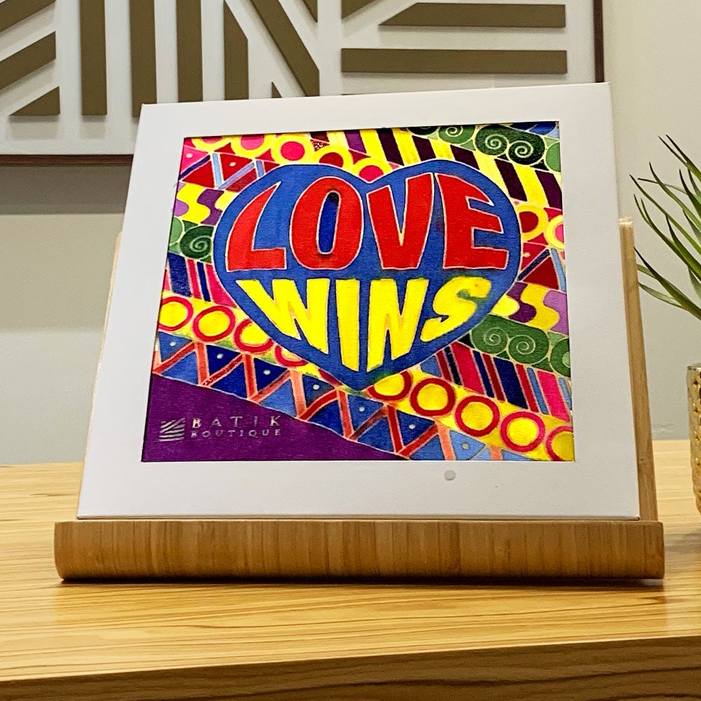 Shop Our Artisan-Made Batik DIY Painting Kit - Love Wins