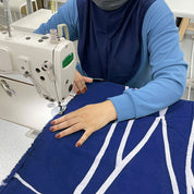 Batik Dress - Navy Brush - Batik Boutique