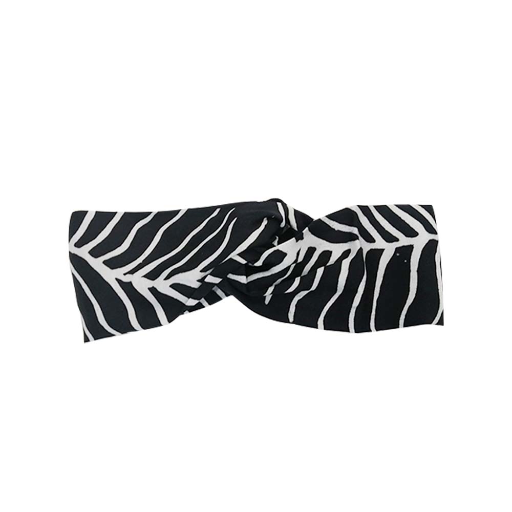 Batik Headband - Black Fern - Batik Boutique