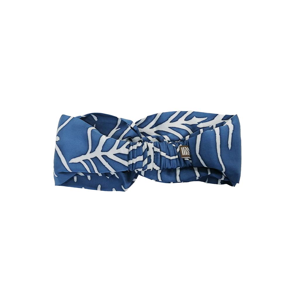 Batik Headband - Cobalt Fern - Batik Boutique