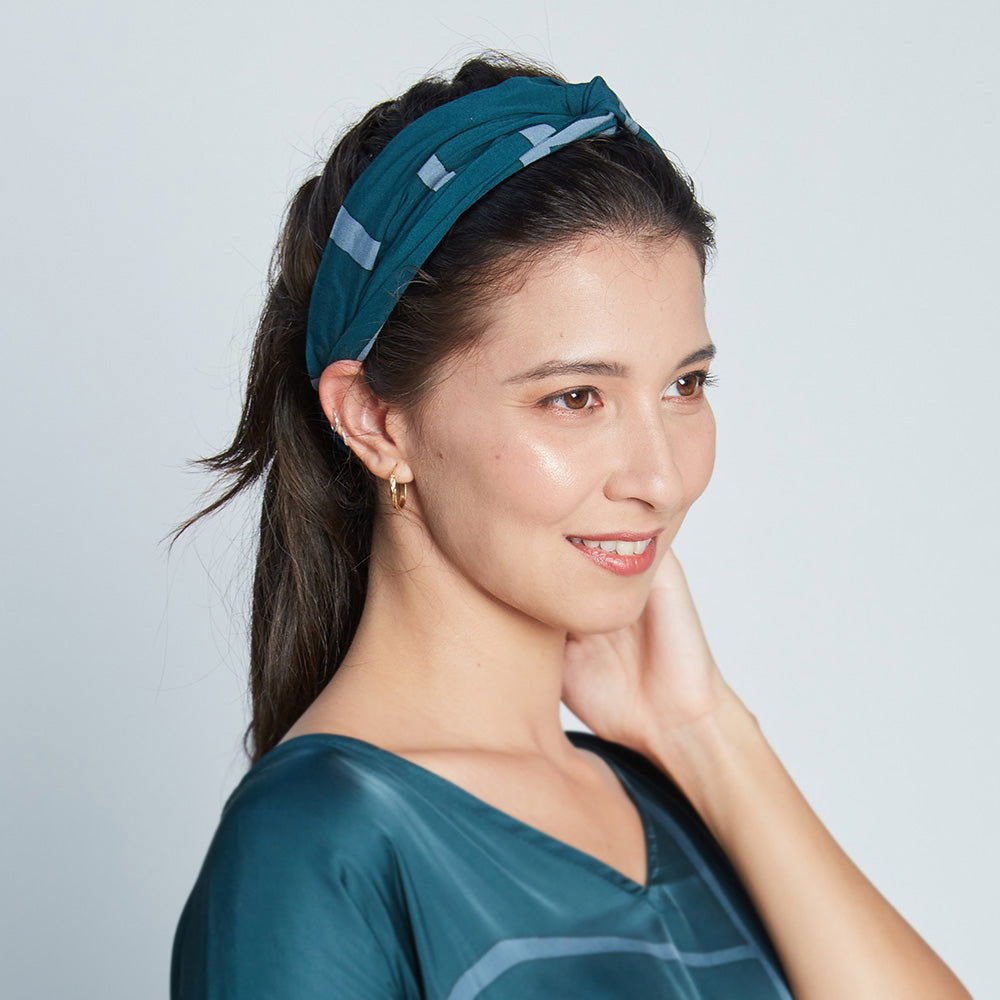 Batik Headband - Forest Green