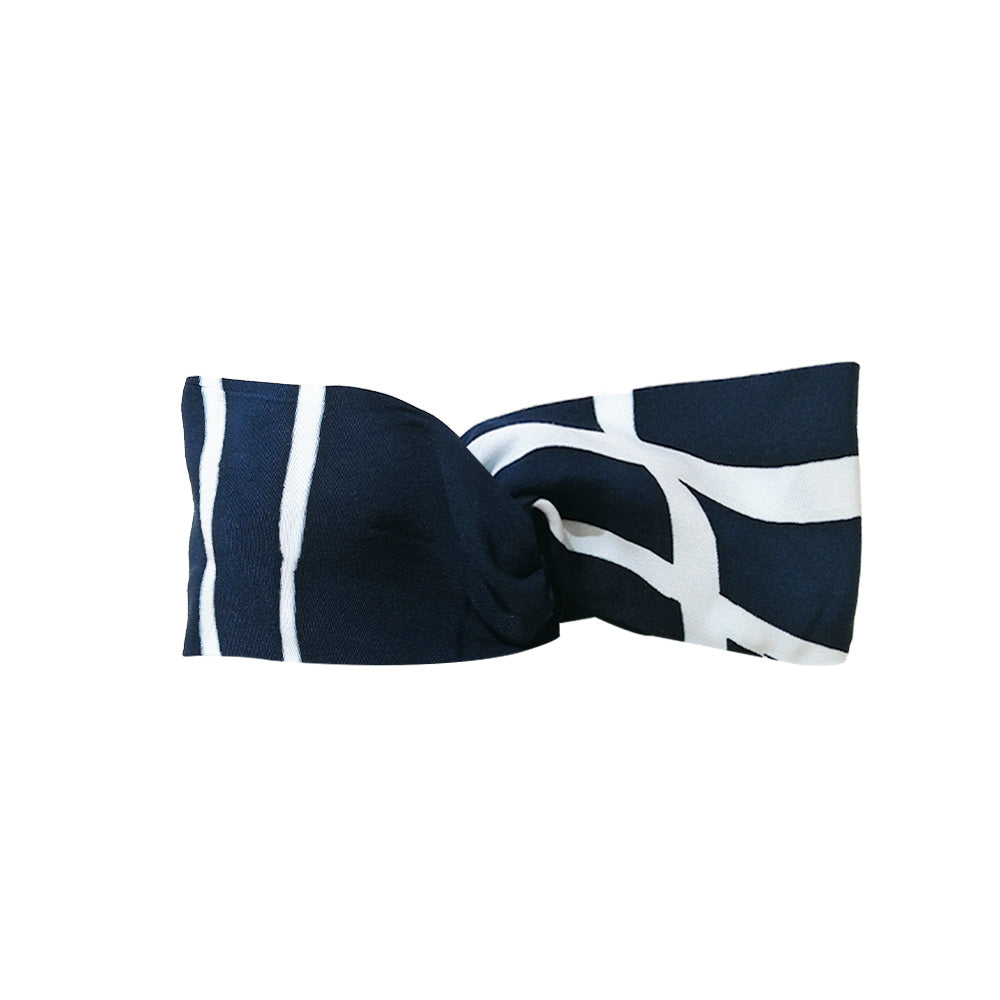 Batik Headband - Navy Brush - Batik Boutique