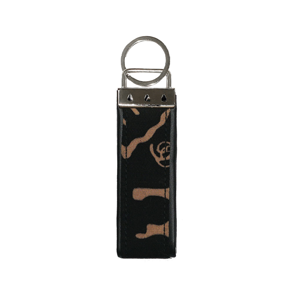 Batik Key Fob - Black Diwanie - Batik Boutique
