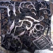 Batik Key Fob - Black Diwanie - Batik Boutique