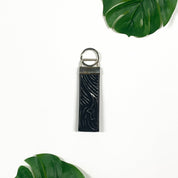 Batik Key Fob - Black Driftwood - Batik Boutique