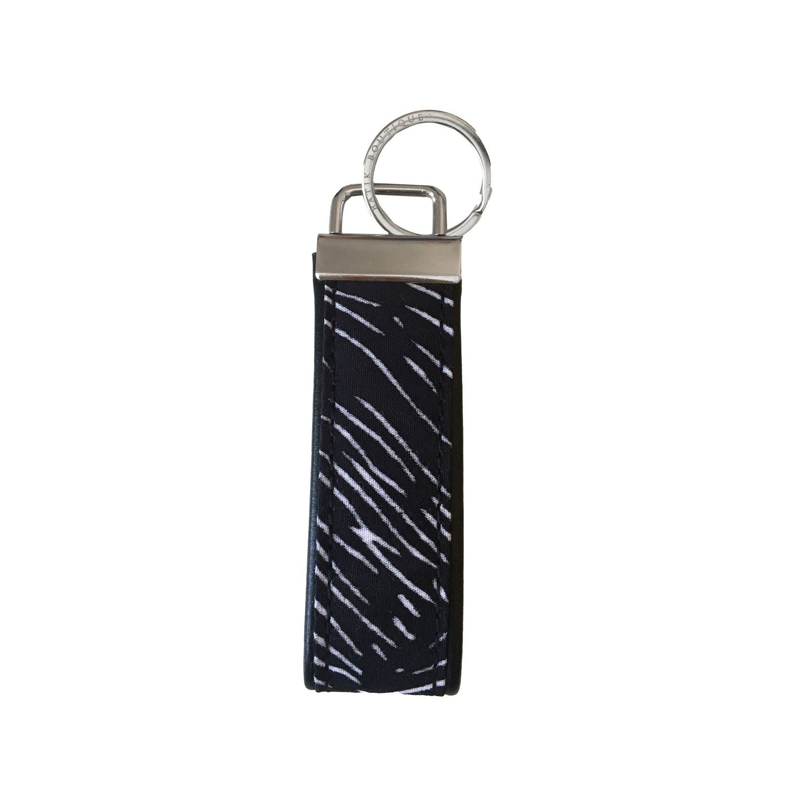 Batik Key Fob - Black Driftwood - Batik Boutique