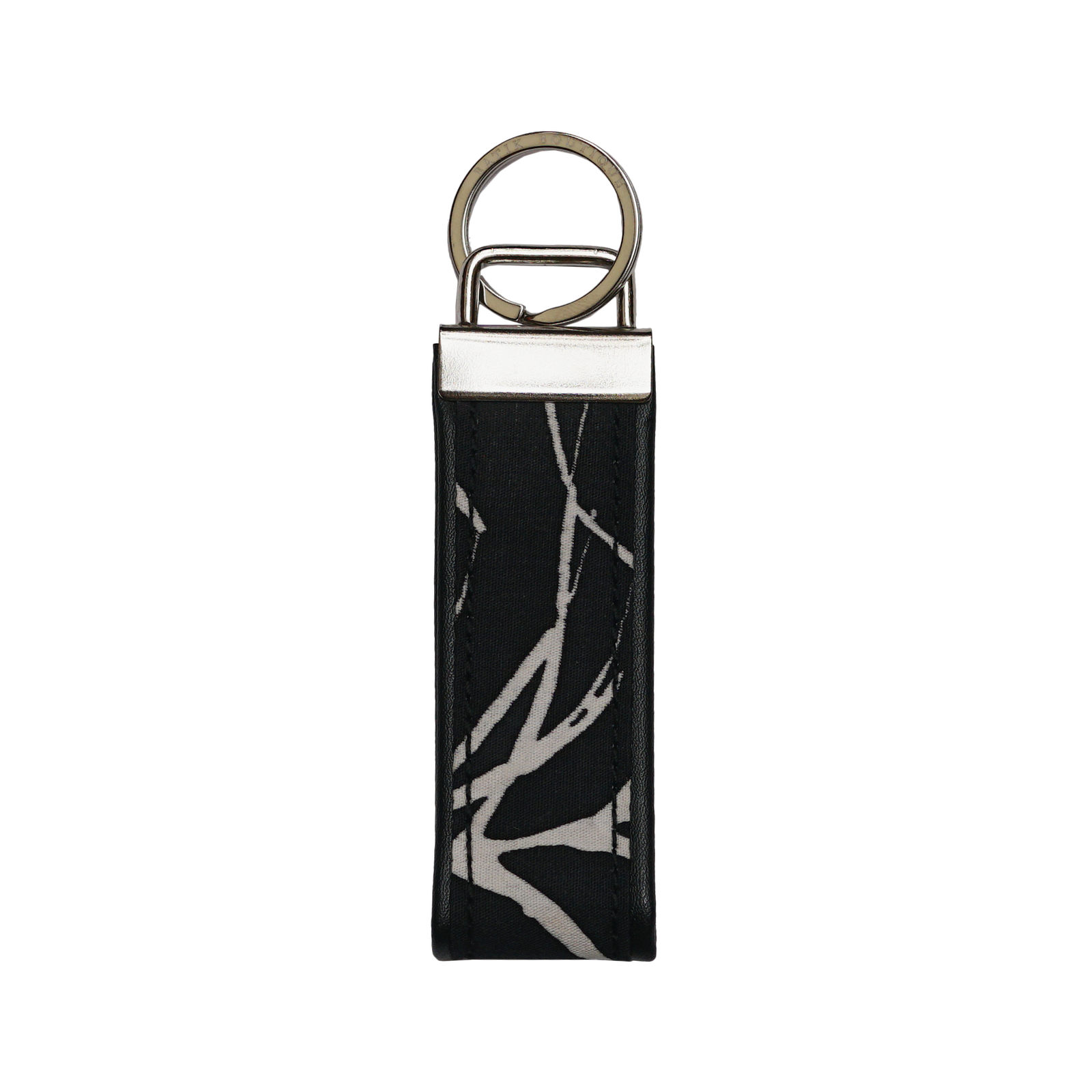 Batik Key Fob - Black Fern - Batik Boutique