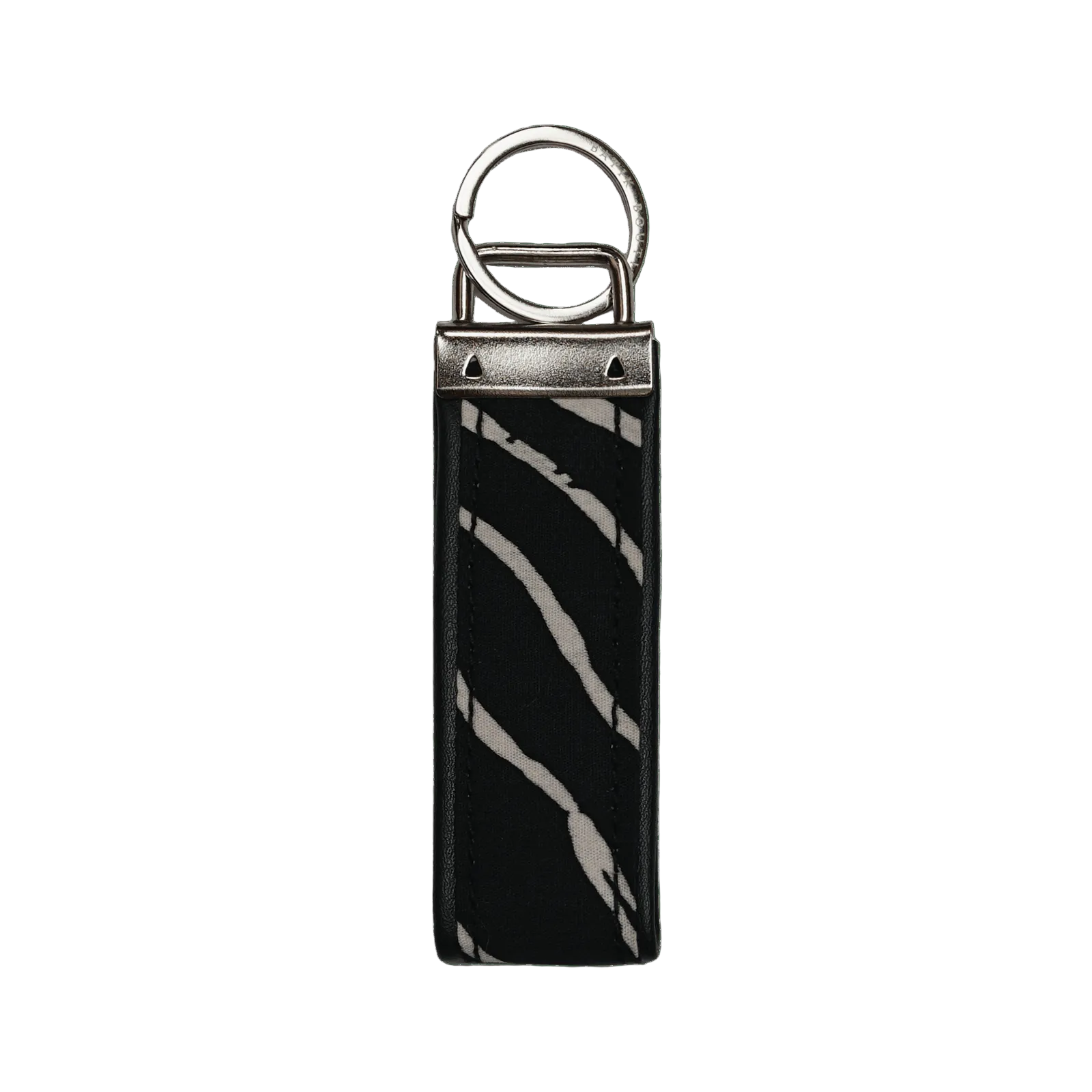 Batik Key Fob - Black Fern - Batik Boutique