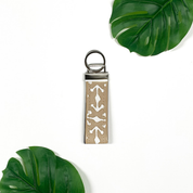 Batik Key Fob - Latte Kompas - Batik Boutique