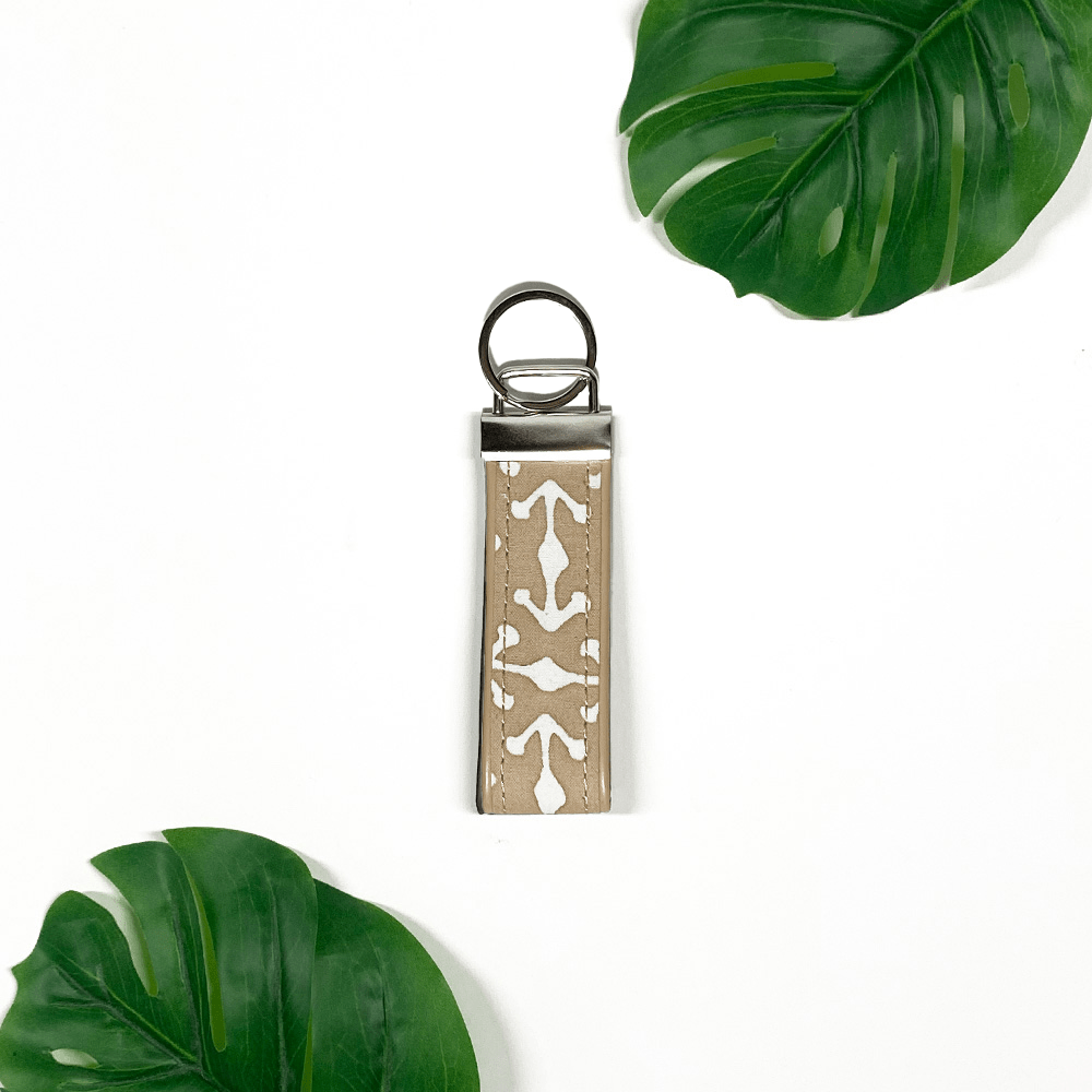 Batik Key Fob - Latte Kompas - Batik Boutique