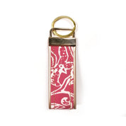 Batik Key Fob - Pink Floret - Batik Boutique