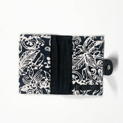 Batik Passport Cover - Black Floret - Batik Boutique