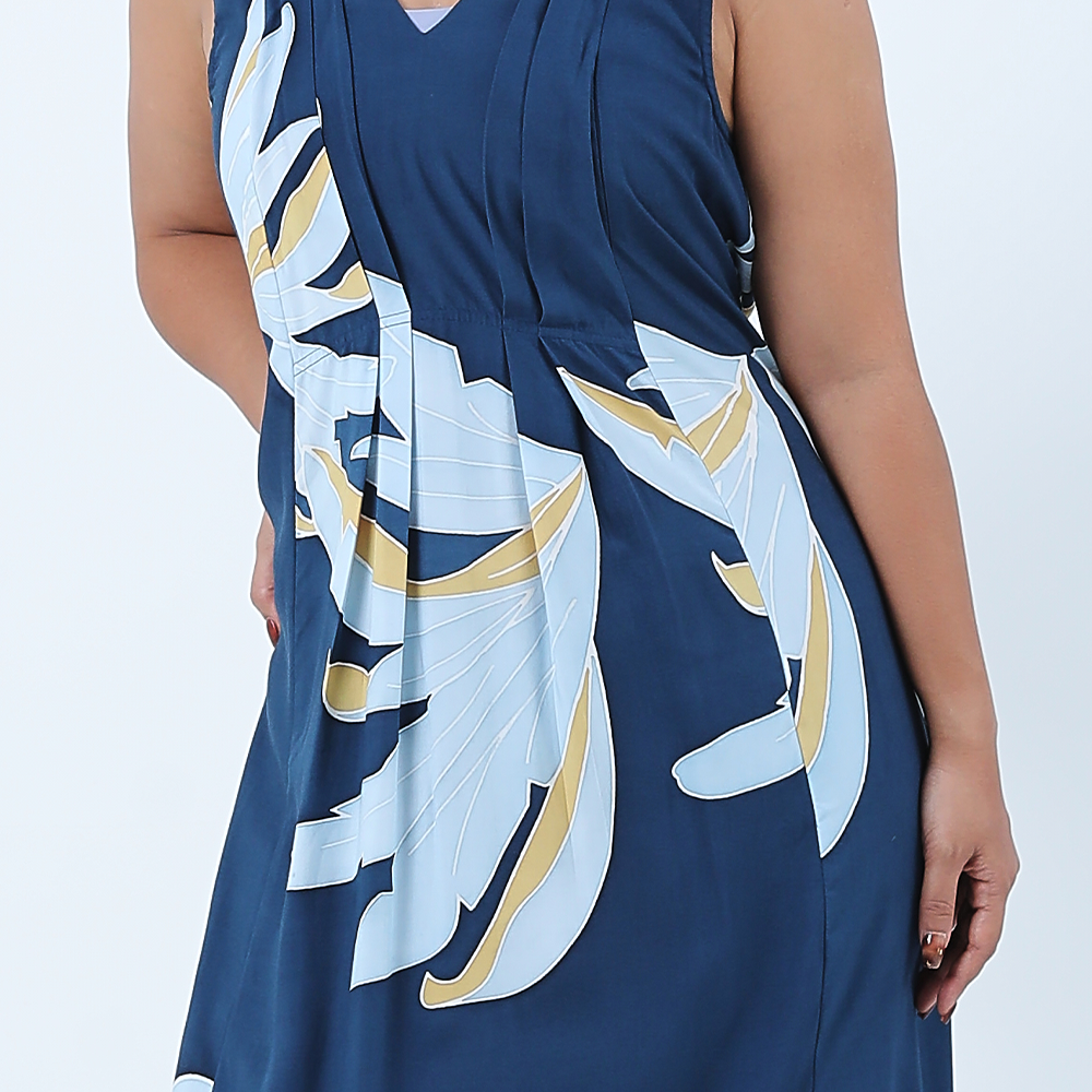 Batik Maxi Dress - Ocean Palmera - Batik Boutique