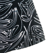 Batik Neck Tie & Pocket Square (Silk Cotton) - Black Driftwood - Batik Boutique