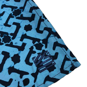 Batik Neck Tie & Pocket Square (Silk Cotton) - Midnight Arabesque