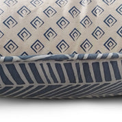 Batik Pillow Cover (Square) - Grey Banana Leaf - Batik Boutique