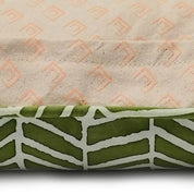 Batik Pillow Cover (Square) - Sage Banana Leaf - Batik Boutique