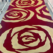 Batik Scarf (Silk Cotton) - Crimson Rose - Batik Boutique