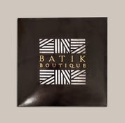 Batique boutique scarf in Starry palma  box 