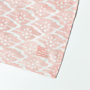 Batik Scarf (Silk Cotton) - Peach Bloom - Batik Boutique