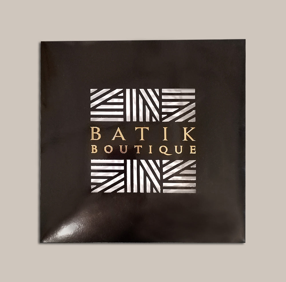 Batik Scarf (Silk Cotton) - Peach Bloom - Batik Boutique